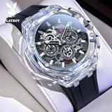 Top Brand Luxury Original High Quality Silicone Strap Waterproof Quartz Multifunction Fashion Trendy Wristwatches