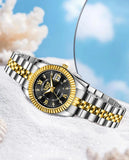 Top Brand Luxury Fashion Elegant Quartz Wristwatches, Creative Steel Waterproof Watches For Women - Ideal Gifts