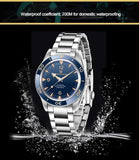 Top Luxury Brand High Quality Sapphire Glass Stainless Steel Diving Sport 20Bar Men's Automatic Mechanical Watch - The Jewellery Supermarket