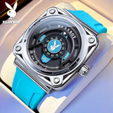 Top Brand High Quality Luxury Elegant Fashion Original Silicone Strap Waterproof Quartz Wrist Watch for Men