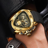 New Top Brand Luxury Gold Watch For Men - Fashion Waterproof Sport Military Quartz Chronograph Wristwatches - The Jewellery Supermarket