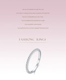 Top Quality Classic Sterling Silver Simple Stackable AAAA Lab Created Diamonds Ring