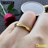 New Arrivals 2-8MM Domed Polished Tungsten Comfort Fit Men Women Wedding Rings - Popular Jewellery - The Jewellery Supermarket