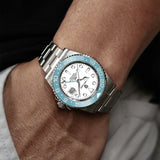 New LUXURY DESIGN Men Mechanical Watch 40MM Ceramic Bezel Automatic 10bar Waterproof Sapphire Glass GMT Wristwatch