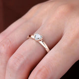 GRA Certified Heart Cut Moissanite Diamond Engagement Rings for Women S925 Sterling Silver Wedding Fine Jewellery