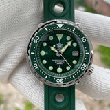 Automatic Dive Stainless Steel 300m Water Resistant Ceramic Bezel Sport Tuna Watch