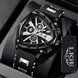 Brand New Fashion Silicone Sport Military Square Waterproof Chronograph Quartz Business Wristwatches for Men
