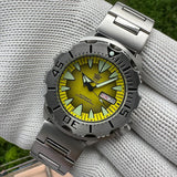 Monster 200M Waterproof NH36 Day Function Sapphire Glass Automatic Movement Steel Bezel SD1984 Steel Bracelet Watch