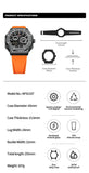 Top Brand Silicone Waterproof Sport Mens Watches Automatic Date Military Style Fashion Watches for Men - The Jewellery Supermarket