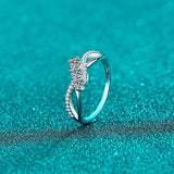 NeeT Full Moissanite Ring for Women 925 Sterling Silver with White Gold Plated Wedding Engagement Women's Ring Jewelry Wholesale