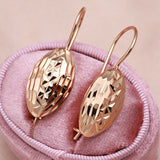 14K Filled Gold Moon Carve Irregular Pattern Piercing Sequins Hoops Fashion Earrings