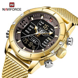 New Top Luxury Brand Military Sport Quartz Wrist Watches - Stainless Steel LED Digital Mens Watches - The Jewellery Supermarket