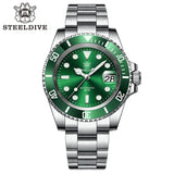 Ceramic Bezel Sapphire Mirror SD1953 Water Ghost Swiss Luminous NH35 Movement Dive 30Bar Waterproof Mechanical Watch