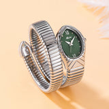 Famous Brand Dress Jewellery Fashion Quartz Snake Watch For Women