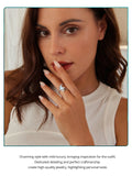 Unique Sterling Silver Rainbow Crystal Mermaid Fishtail Pearl Statement Ring