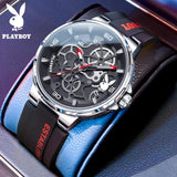 New Top Brand High Quality Classic Original Trend Watches for Men Luminous Luxury Waterproof Silicone Strap Men's Watch