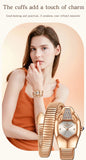 Fashion Brand New Unique Shape Luxury Strip Multicolour Quartz Women's Snake Watch