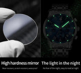 Top Brand Quartz Watches for Men - Moon Phase High Quality Business Fashion Multifunction Men's Wrist Watches