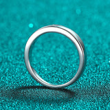 D Colour VVS1 Moissanite Diamond Sterling Silver 925 Wedding Engagement Ring