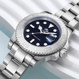 Black or Silver Finish 200m Diver BGW9 Luminous Men's Stainless Steel Quartz Watch