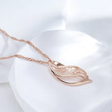 14K Gold Filled Unique Romantic New Trend Glossy Creative Ethnic Pendant Necklace