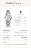 Top Brand Best Selling Fashion Trendy Original Stainless Steel Waterproof Luminous Calendar Quartz Women WristWatches