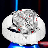 Top Brand Luxury Man Watches - Fashion Casual Silicone Triangle Dial Waterproof Military Luminous Mens Wristwatches - The Jewellery Supermarket