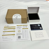 Sparkling 3ct Moissanite 100% Solid Silver 925 18K White Gold Plated Diamond Wedding Rings with Certificate for Women