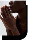 18K Gold Plated Fashion Stainless Steel Round Elastic Minimalist Metal Classic Open Ring