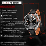 New Classic Luxury Sapphire Glass Mechanical Stainless Steel 100M Waterproof Men's Automatic Wristwatches - The Jewellery Supermarket