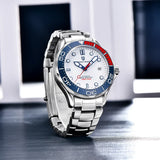 New Top Brand Men's Watch 007 Commander Luxury Mechanical 100m Waterproof Calendar Japan NH35 Men's Wristwatches