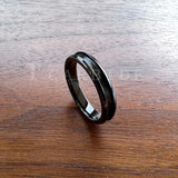 Grooves Domed Polished Finish 4/6/8mm Tungsten Wedding Engagement Rings