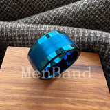 Polished Brushed Flat 10MM 12MM Classic Tungsten Men Women Wedding Ring Comfort Fit