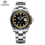200m Water Resistance Ceramic Bezel Stylish Stainless Steel Quartz Men's Dive Watch