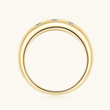 Awesome GRA Certified Round Moissanite Diamonds Rings for Women Silver Engagement Wedding Party Star Fine Jewellery