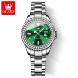 Original Luxury Brand Zircon Diamonds Dial Quartz Women Watches Fashion Business Bracelet Waterproof Wristwatch