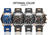 New Arrival Top Brand Luxury Silicone Sport Watches - Quartz Date  Waterproof Chronograph Mens Wristwatches - The Jewellery Supermarket