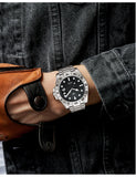 1612 Movement, 316L Stainless Steel Sapphire Crystal Glass 200m Water Resistance Watch