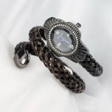New Quartz Watch - Women Unique Snake Shape Wire Braidedn Bracelet Watches