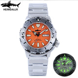 Monster Men's Diver Sapphire Crystal 20 Bar Waterproof Snowflake Blue Dial Watches
