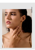18K Gold Plated Stainless Steel Creative Individualistic Fashionable Ring