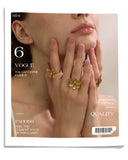 18K Gold Plated Popular Smooth Stainless Steel Flower Adjustable Charm Fashion Ring