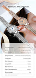 New Arrival Simple Elegant Luminous Zircon Diamonds Inlaid Quartz Watches for Women - Ideal Gifts