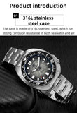 Sapphire Glass BWG9 Ultra-Bright Luminous 200m Waterproof Luxury Quartz Watches