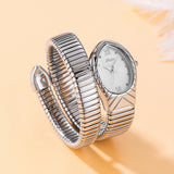 Famous Brand Dress Jewellery Fashion Quartz Snake Watch For Women