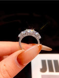 Gorgeous 1 Carat VVS1 D Colour Moissanite Diamond Sparkling Ring Fine Jewellery