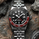Luxury Design V3 Version GMT Watches Men's Luxury Sapphire Automatic Mechanical Stainless Steel Waterproof Watch