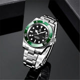 Famous Brand Luxury Stainless Steel Waterproof Sport 10Bar Luminous Sapphire Glass Men's Automatic Mechanical Watch