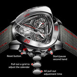 Top Brand Luxury Big Dial Chronograph Quartz Watches for Men - Sports Watches Military Style Wrist Watches