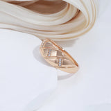14K Gold Filled AAA Cubic Zircon Diamonds Paved Vintage Rings For Women Fine Jewellery
